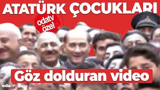Atatürk çocukları... Göz dolduran video Resimi