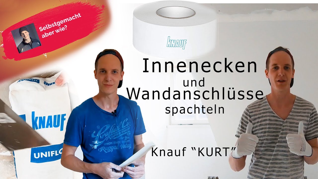 Innenecken und Wandanschlüsse spachteln - Kann man das selber