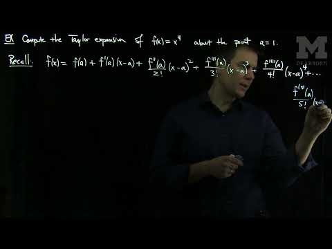 The Taylor Series of a Polynomial   An Example