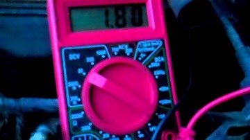 Jeep Wrangler YJ - Test TPS Throttle Position Sensor