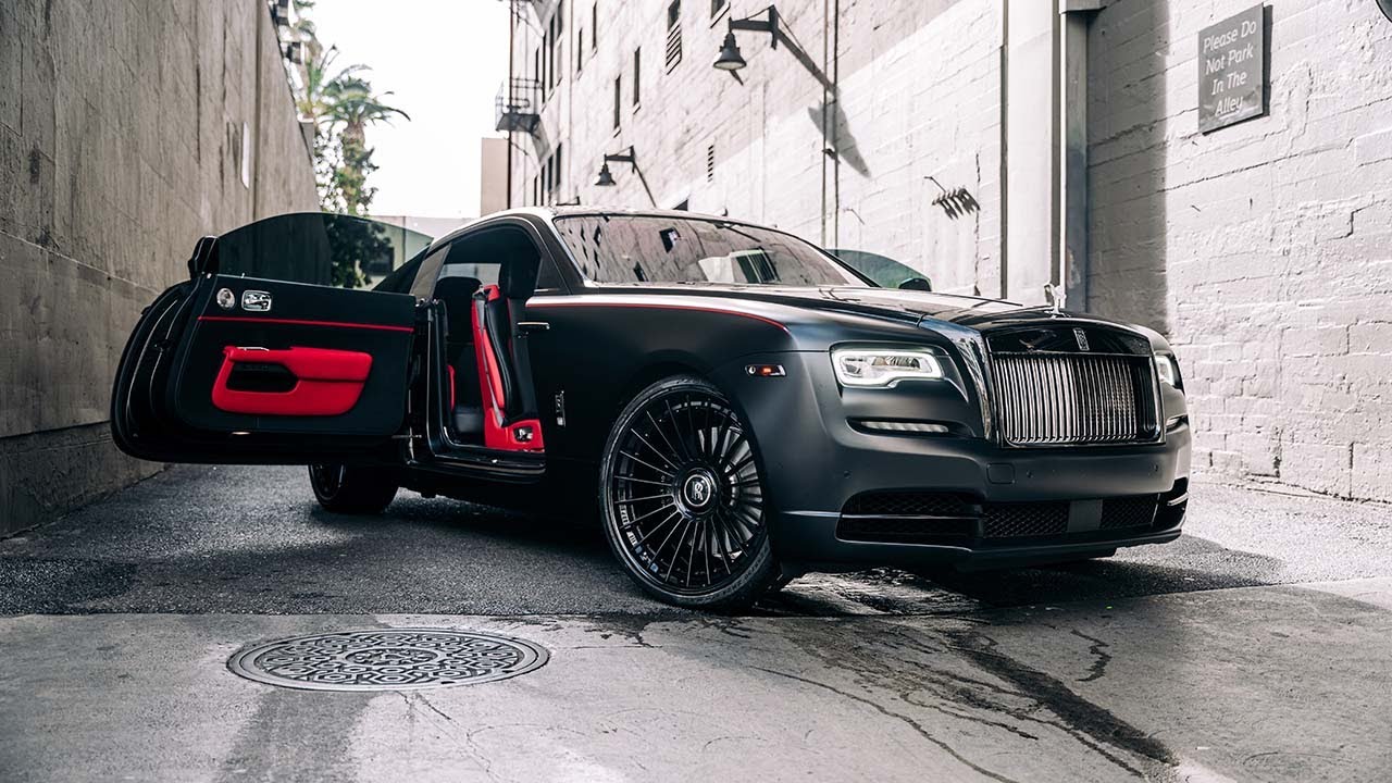 Evil  elegant Rolls Royce Wraith by RDB LA car shop