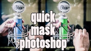 Como usar a Quick Mask (Máscara rápida) no Photoshop - BÁSICO #31