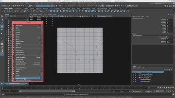 Maya: Project Curve on Mesh