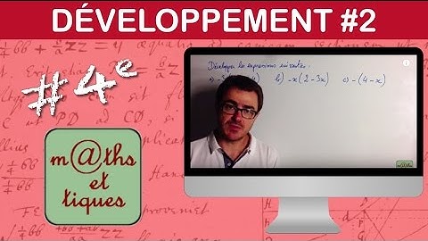 Développer une expression (Niv.2) - Quatrième