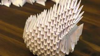 Origami dun cygne - stop motion