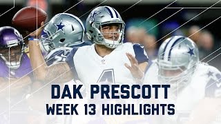 Dak Prescott's Gritty Performance! | Cowboys vs. Vikings | NFL Week 13 Player Highlights