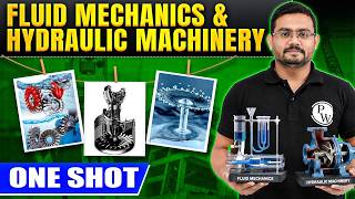 Fluid Mechanics & Hydraulic Machinery ONE SHOT 🔥 | Complete Theory + PYQs