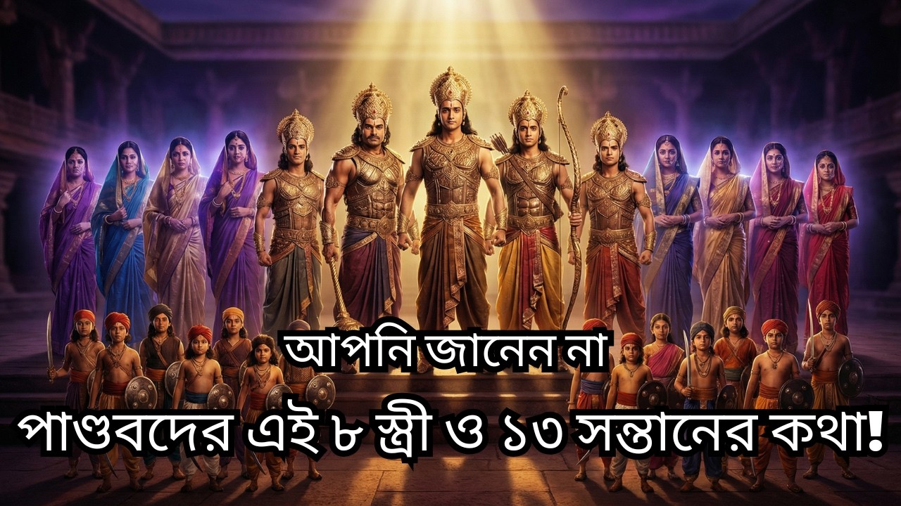 আপনি জানেন না পাণ্ডবদের এই ৮ স্ত্রী ও ১৩ সন্তানের কথা!