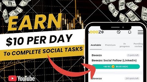 Earn $10 per Day Browsing Websites || Complete Simple Social Media Tasks || Beeezo Website Review