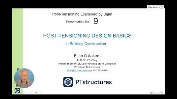 9- Basics of Post Tensioning Design Lecture