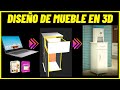 Cómo Diseñar en Poliboard un mueble para botellon de agua💯👉