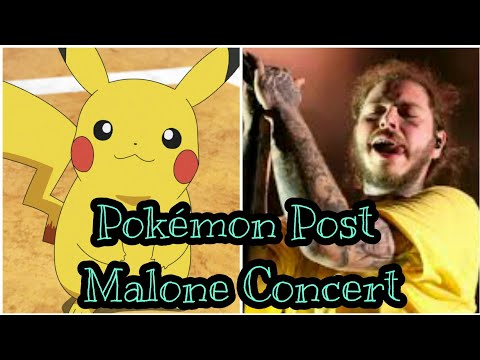 Pokemon Post Malone Virtual Concert Pokémon 25th Anniversary Pikachu #Pokémon25 Nintendo Zelda