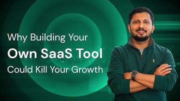 Why Building Your Own SaaS Tool Could Kill Your Growth | Build vs Buy | Arjun Pillai | Docket