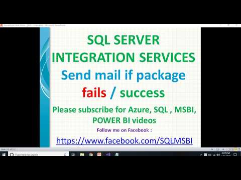 Send mail if ssis package fails | SSIS package failed then send mail | ssis package failures