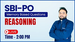 SBI PO Reasoning – Live Session on Memory-Based Questions!