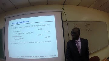 Video: Part 5 - Ch 13 Current Liabilities & Contingencies