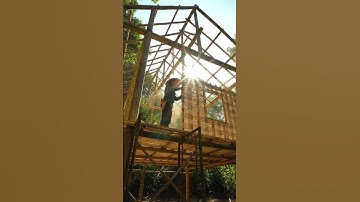 Bamboo Soul – The Girl Who Built a Giant Bamboo House | Cinematic Craft of Dreams  #asiancountryside