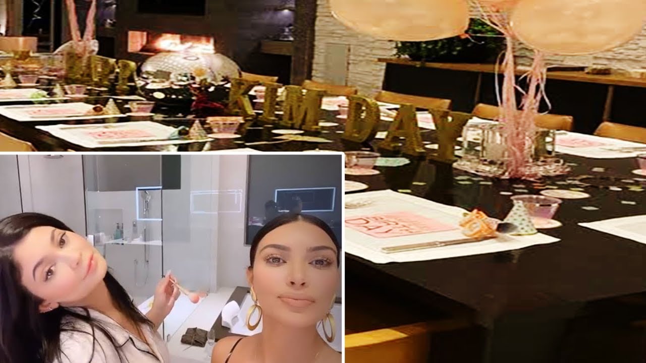 Kim Kardashian Gets Kylie Jenner To Do Her Makeup For Her 39th Birthday