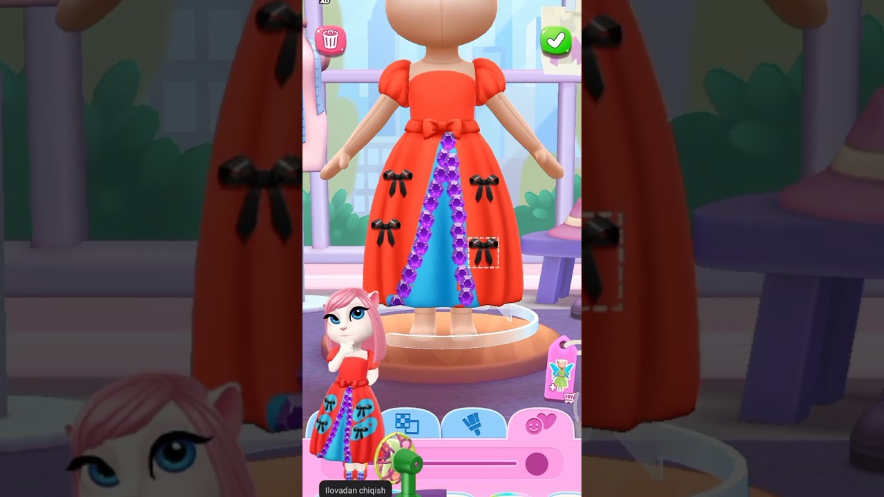 Talking Angela 2 New dresses 👗