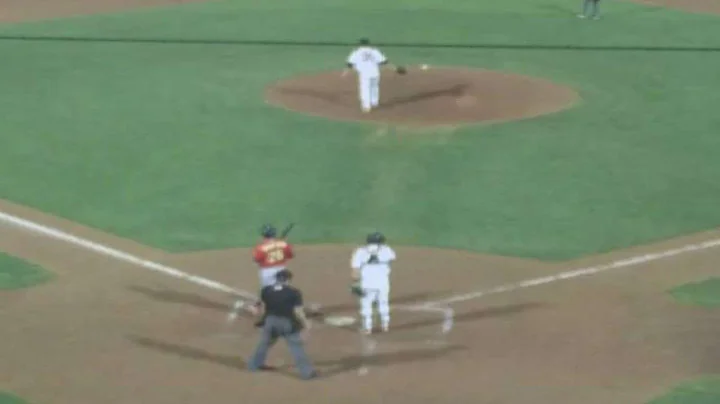 Thomas Spitz gets to third for the Spikes