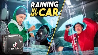 Raining inside my Car \& We are Sorry Tik Tok (FV Family Vlog)