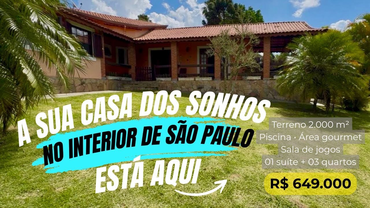 Chácara a venda em ibiuna-SP , excelente oportunidade.