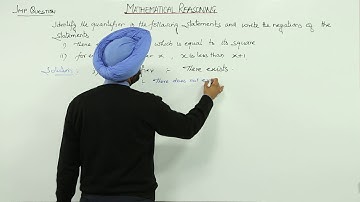 CBSE CLASS 11 MATH - MATHEMATICAL REASONING - Important Question Quantifier