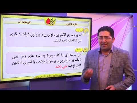 تصویری: سهم دالتون در نظریه اتمی چه بود؟