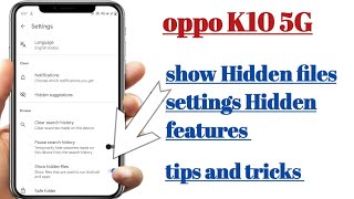 Oppo K10 5G Show Hidden Files Settings Features Tips And Tricks