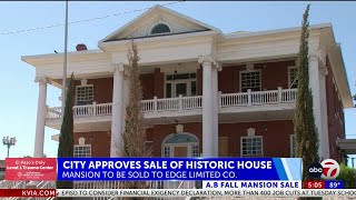City of El Paso to sell historic A.B. Fall house
