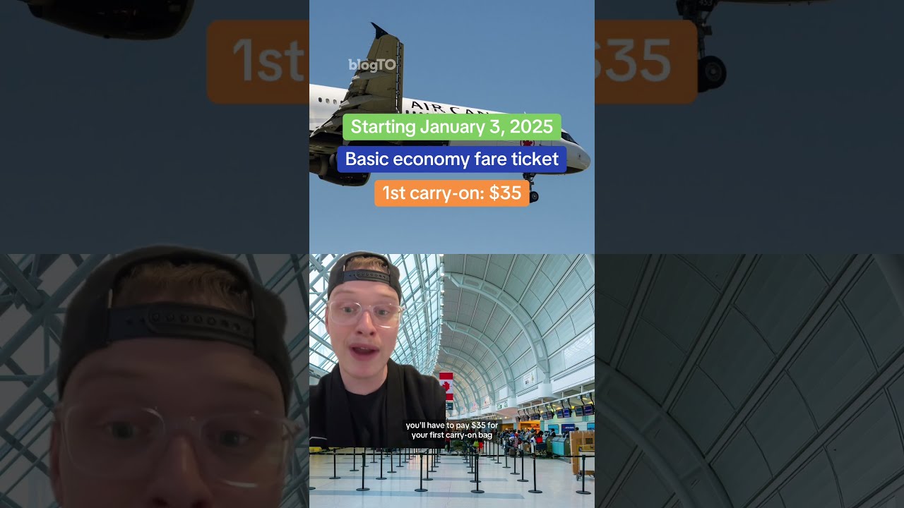 Air Canada Announces Carry On Fees For Basic Fare Passengers Toronto Aircanada