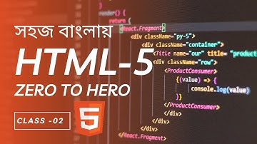 HTML #02 | Text Formatting কী? | বাংলা টিউটোরিয়াল | HTML শেখার সম্পূর্ণ কোর্স (Full Guide)