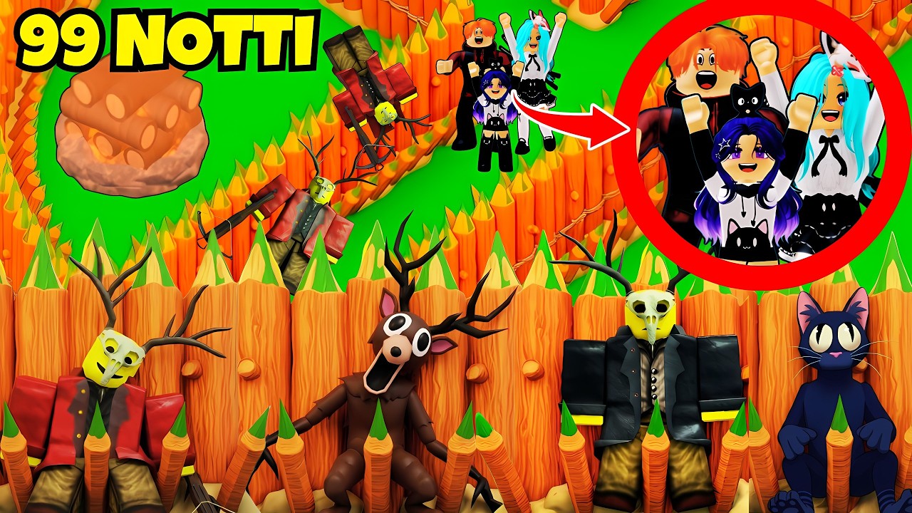 COSTRUIAMO la BASE PIÙ FORTE DI 99 NOTTI! con i NUOVI MURI AVVELENATI! | ROBLOX ITA