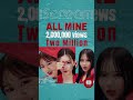 「ALL MINE」MUSIC VIDEO❤️‍🔥1,000,000 views ✨✨ Thanks for watching.