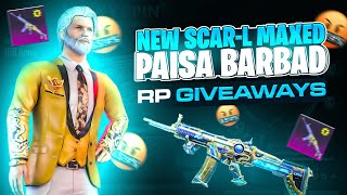 PAISA BARBAD😭🤬NEW SCARL CRATE OPENING 26000$ UC RP GIVEAWAY 🔥
