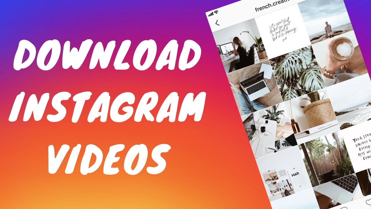 download instagram videos link