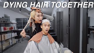 DYING OUR HAIR TOGETHER | VLOGMAS DAY 20