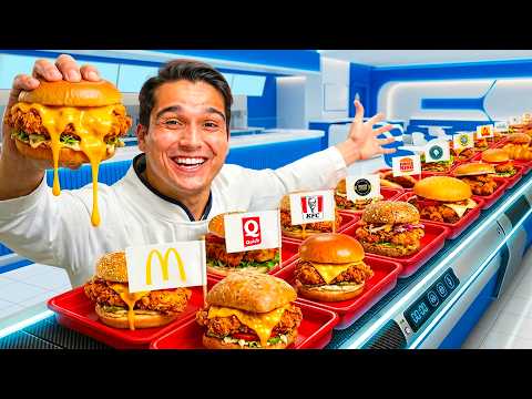 I'm Testing EVERY Chicken Burger in France!
