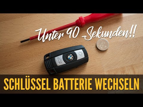 BMW 3er Schlüssel Batterie wechseln