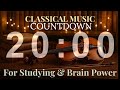 20 MINUTE TIMER WITH CLASSICAL MUSIC FOR STUDYING MOZART 