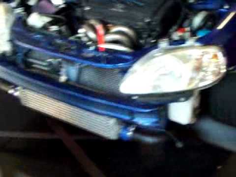 National Speed: Customer's 2000 Honda Civic Si - AEM EMS Tuning Session - 12psi...