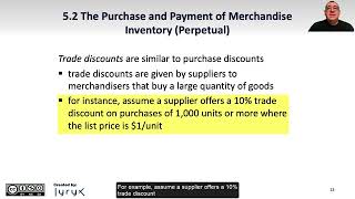 Celebrity Learning Objective 5.2: Purchase and Payment of Merchandise Inventory (Perpetual Inventory) Profile