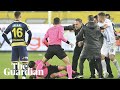 Turkish football leagues suspended after team president punches referee image
