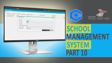 School Management System | Part 10. Manage Teacher Information