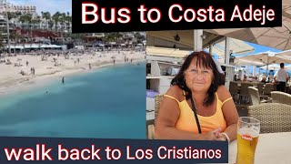 EXPLORING COSTA ADEJE / MEAL / BEACH / WALK TO LOS CRISTIANOS