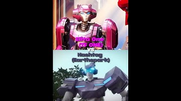 Elita One (TF ONE) vs Hashtag (Earthspark) #transformers #versus #shorts