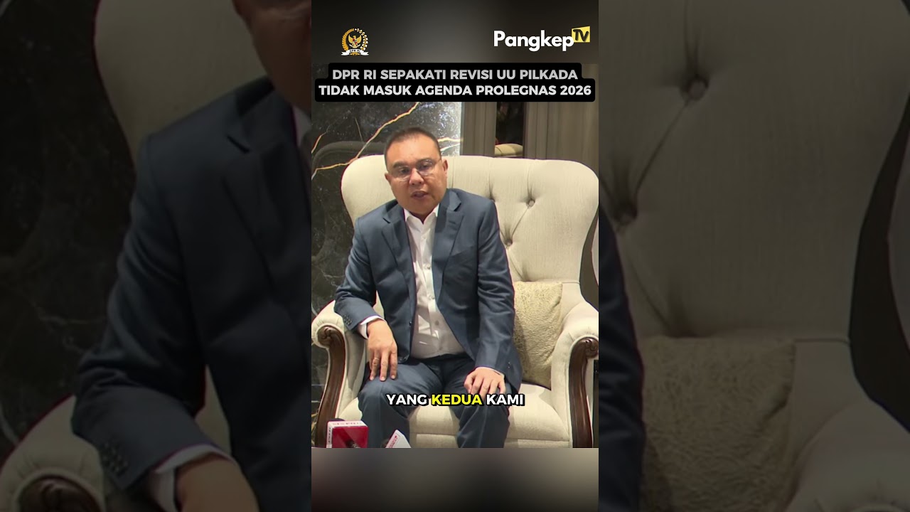 Wakil Ketua DPR RI Sufmi Dasco Ahmad Tegaskan Revisi UU Pilkada Tidak Masuk Prolegnas 2026