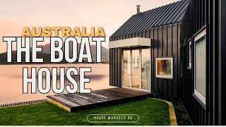 The Warm Grandeur of the Riverfront Boathouse | The Boat House | AUSTRALIA | House Marvels