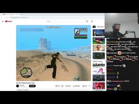 Forsen reacts to Gta San Andreas goez crazy