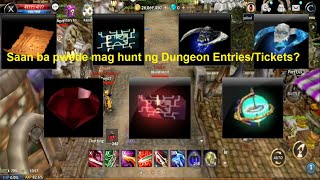 Cabal Mobile Ph - Where to hunt Dungeon Entries, level 130 maximum level (Tagalog)